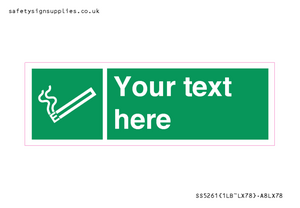 Custom E-Cigarettes/Vaping Permited Sign